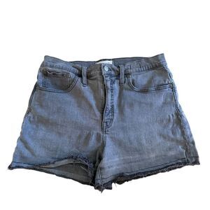 Madewell Women's Gray Denim Shorts ~ high rise ~ size 30